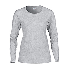 T-SHIRTS - Gildan Ladies' Heavy 100% Cotton Long Sleeve T-Shirt - Female