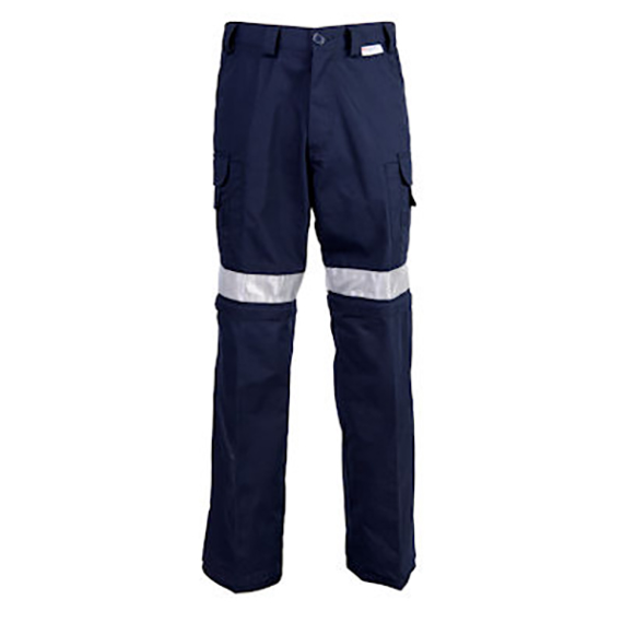 Hi-Vis Ventilated Navy Pants with Silver Reflective Tape