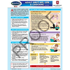 First Aid Chart - First Aid, CPR and Chocking Quick Reference Guide